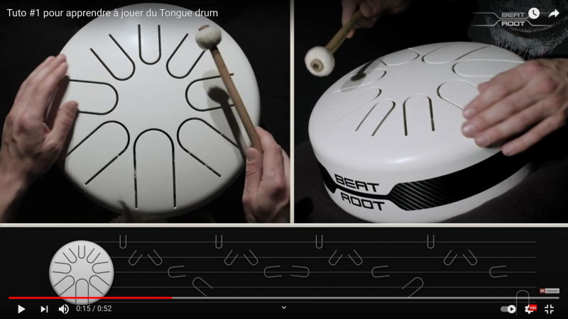 How to learn to play 8-note tongue drum? Tutorial #1 (beginner)